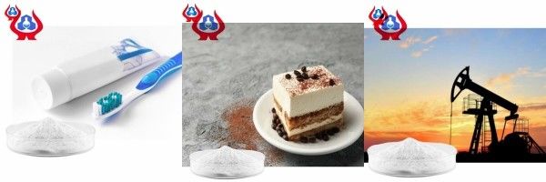 সাদা বা হালকা হলুদ পাউডার সিএমসি টুথপেস্ট সহ ভিস্কোসিটি 400 এমআইএন স্থিতিস্থাপক ঘনক